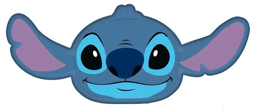 Детска възглавница от флийс 41x32 cm Lilo and Stitch "Blue" – Jerry Fabrics