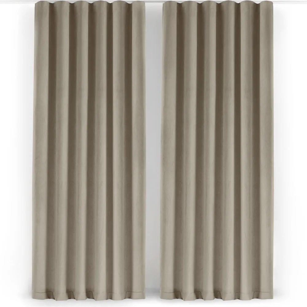 Бежова затъмняваща завеса 140x270 cm Velto – Filumi