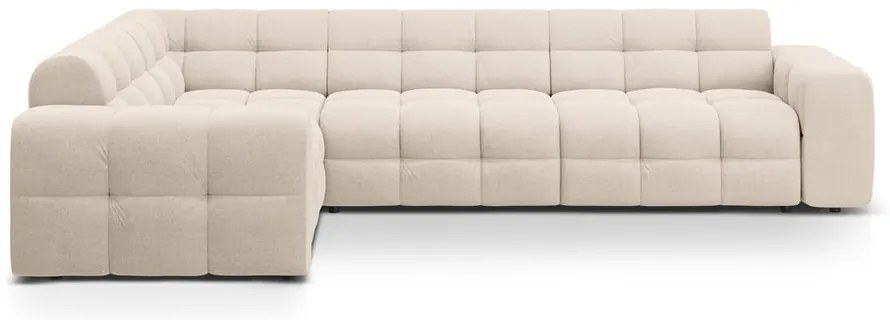 Бежов ъглов диван (ляв ъгъл/L форма) Kendal – Micadoni