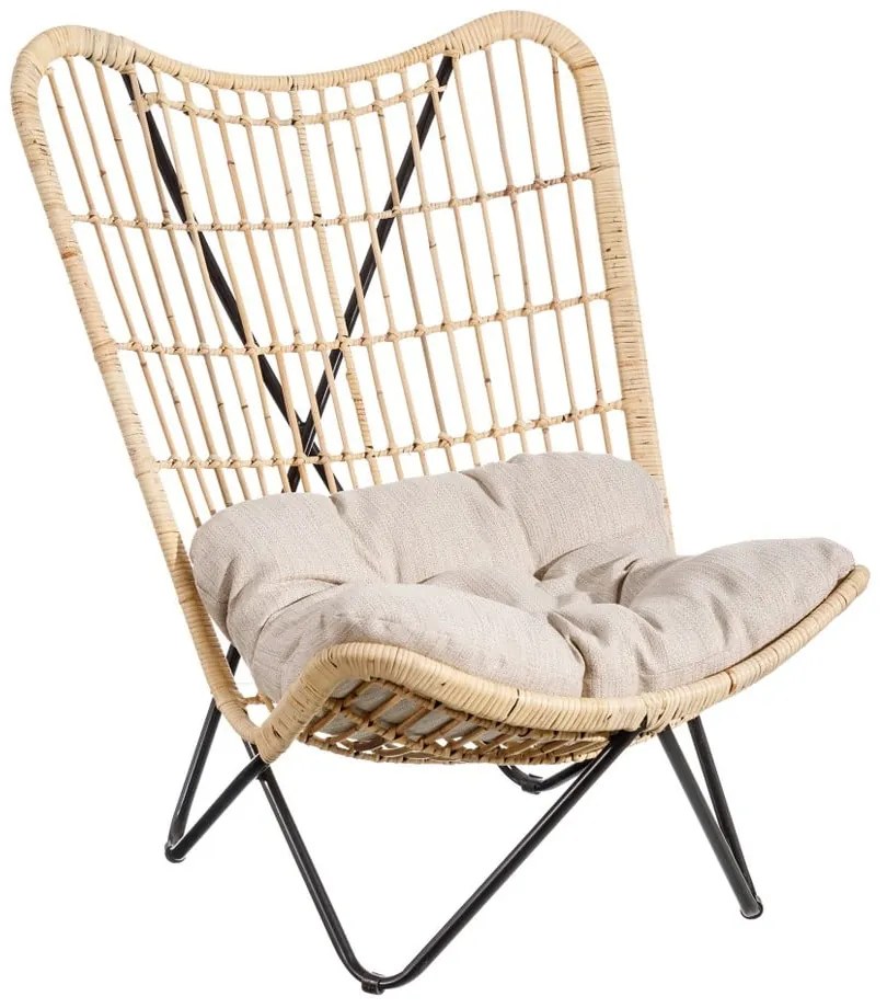 Кресло тъкано в естествен цвят – Ixia