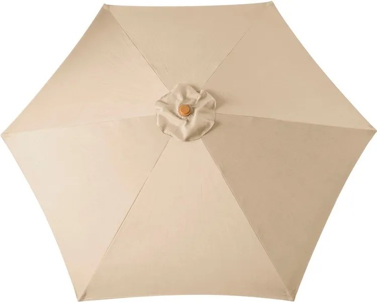 Бежов чадър ø 300 cm Wood – Rojaplast