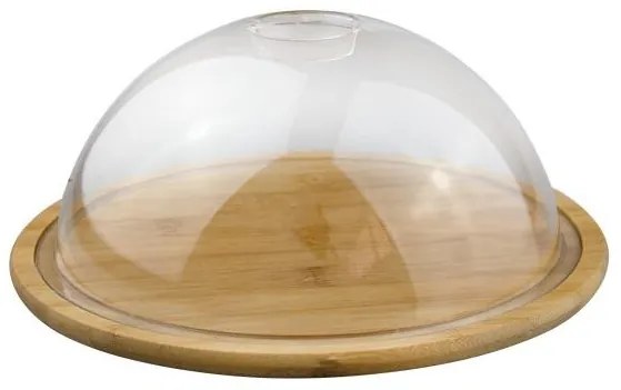 Horecano - Бамбукова дъска за сервиране с капак ф24xh10,5см (CA105M)