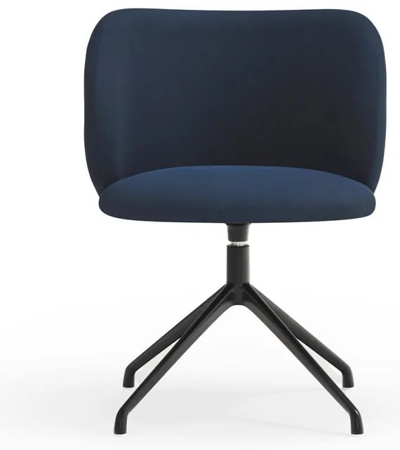 Тъмносин тапициран трапезен стол Mogi – Teulat