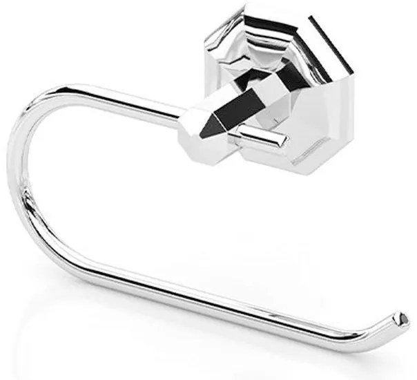 Поставка за тоалетна хартия лукс TEKNO TEL MG 194, 15х5х11 см, Закрепване с дюбел, Хром