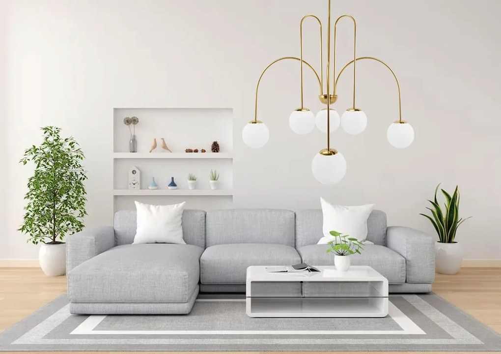 Плафон Gold APP1584-6CP