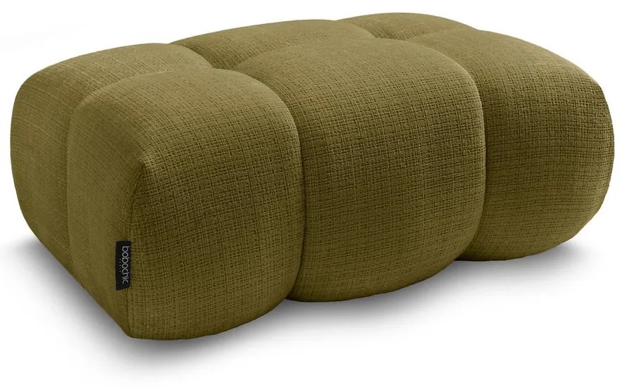 Зелена шенилова табуретка Ivane – Bobochic Paris