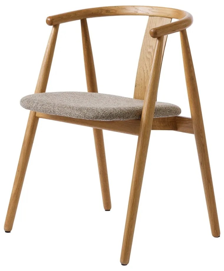 Трапезен стол в бежов и естествен цвят Relate – Unique Furniture