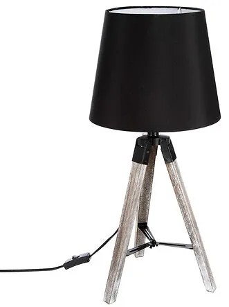 Настолна лампа atmosphera Runo Tripod, 58 cm - Черен