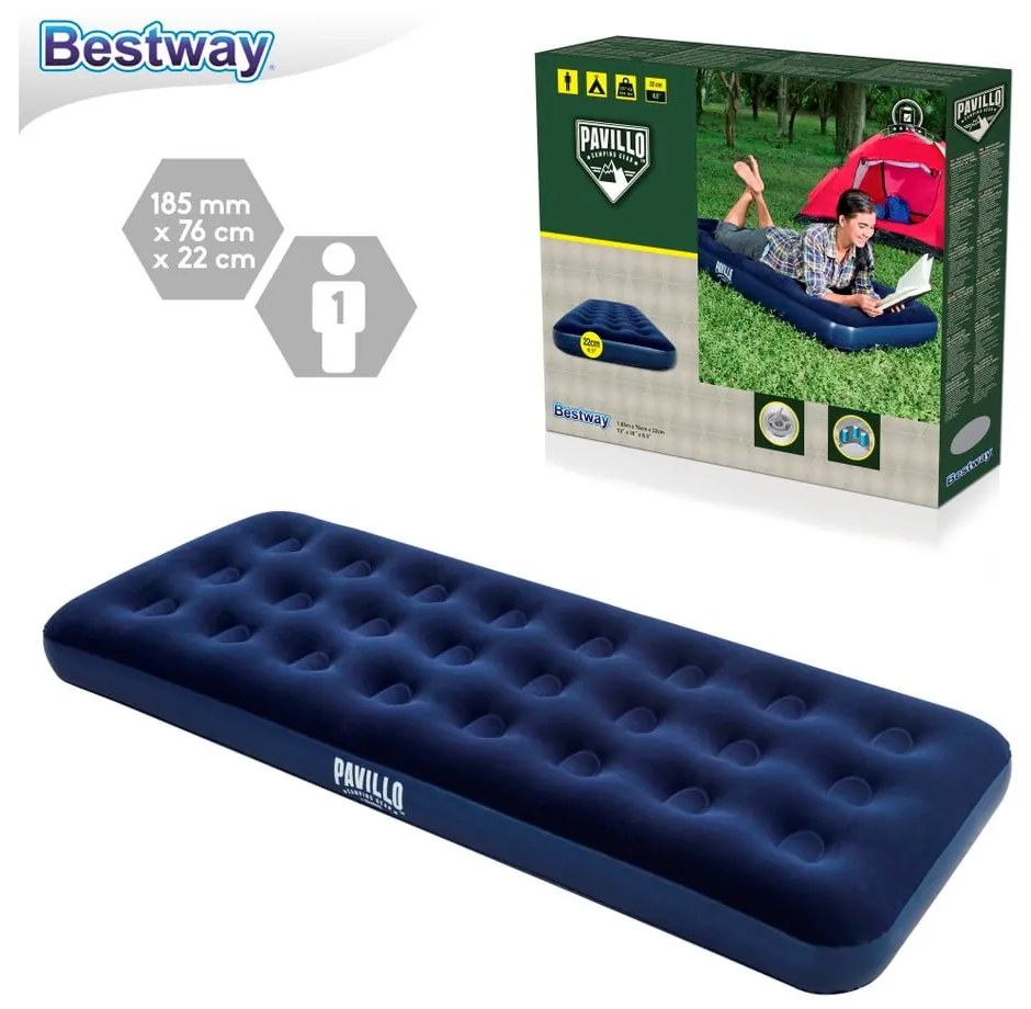 Надуваем матрак – Bestway