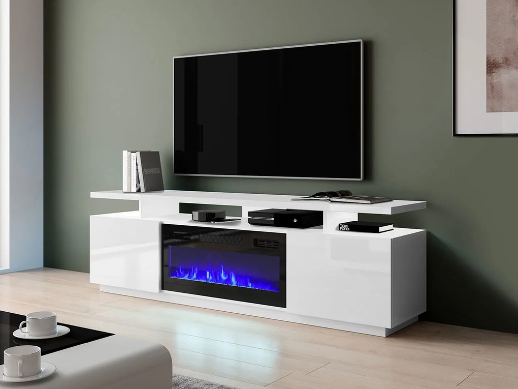 TV шкаф Eva Plus-White
