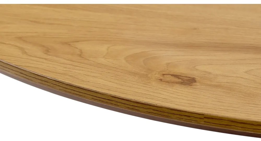 Кръгла трапезна маса с дъбов плот ø 100 cm Cesura – Unique Furniture