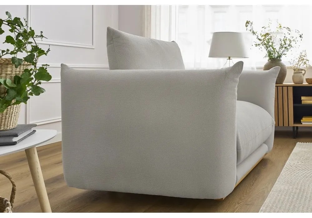 Светлосиво кресло Ernest – Bobochic Paris