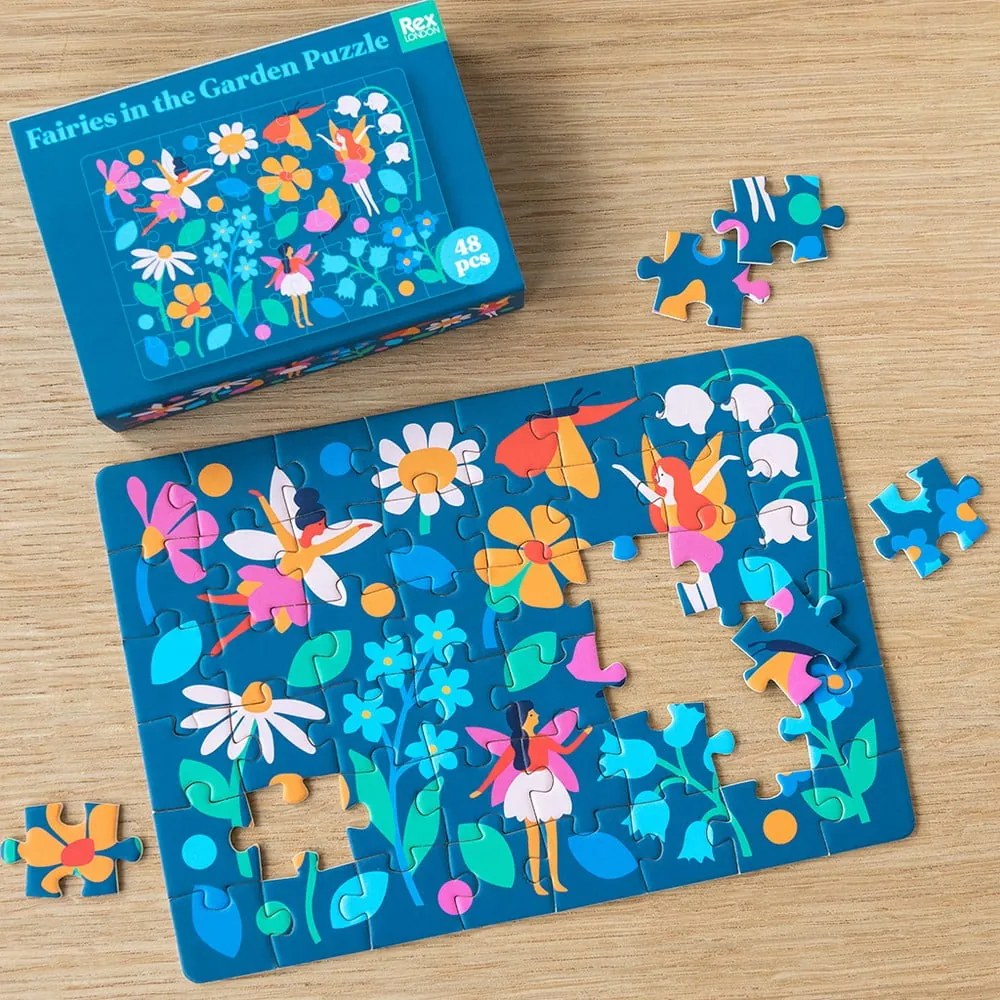 Пъзел (брой части 48) Fairies in the Garden – Rex London
