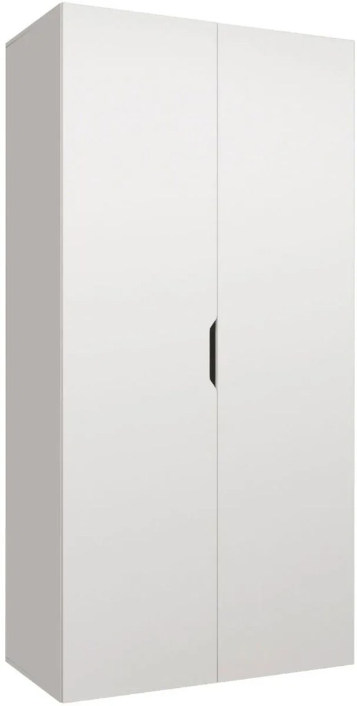 Гардероб Малага двукрилен-Бял