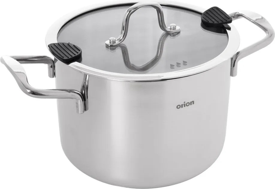 Гърне от неръждаема стомана с капак 4,6 l Venice – Orion