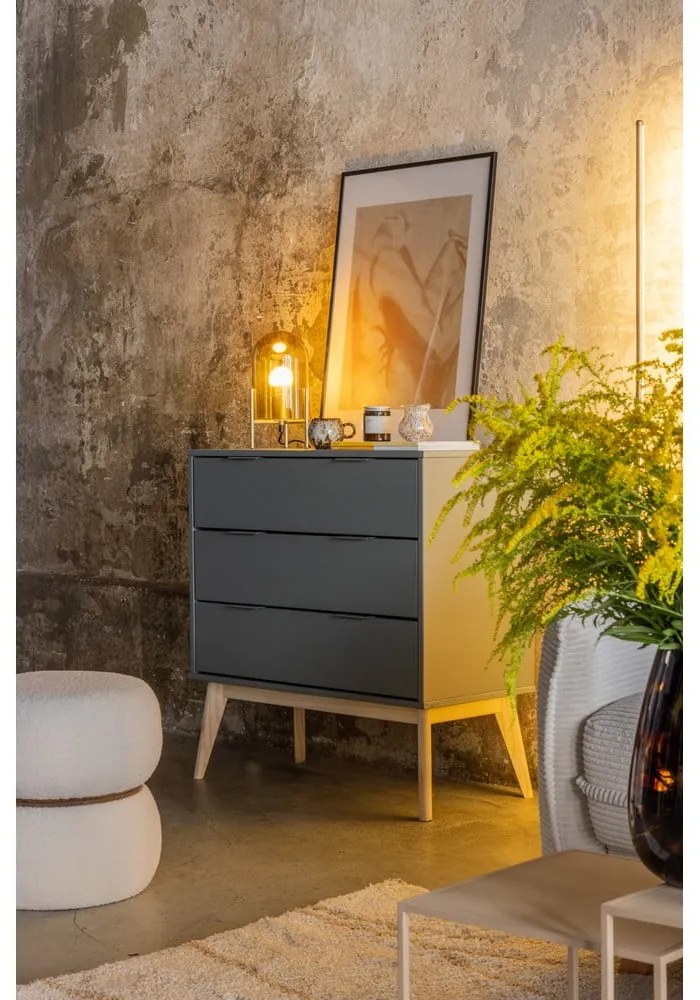 Скрин сиво-зелен 140x81x40 cm Pisco – Marckeric