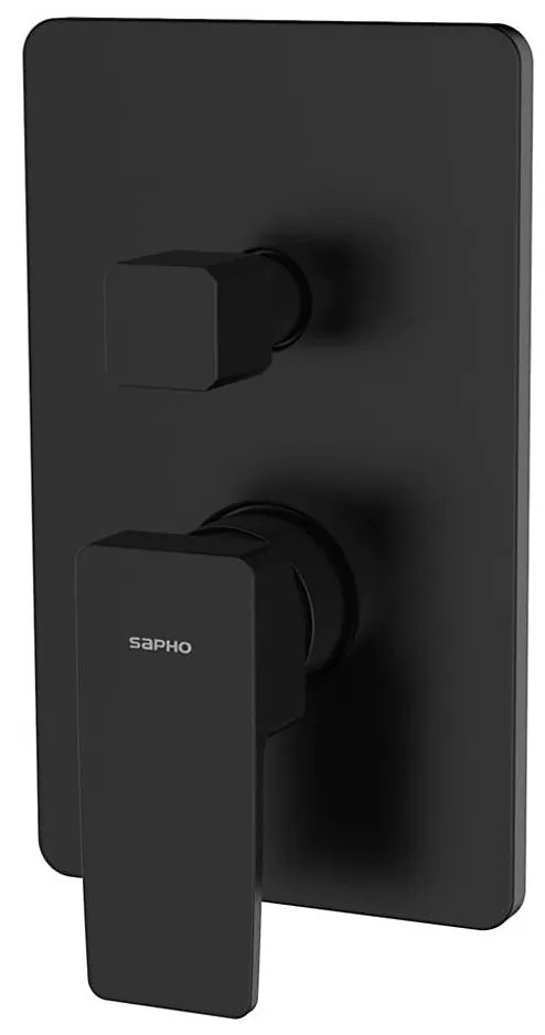 Sapho - Смесител за душ за вграден монтаж TURSI, матово черен