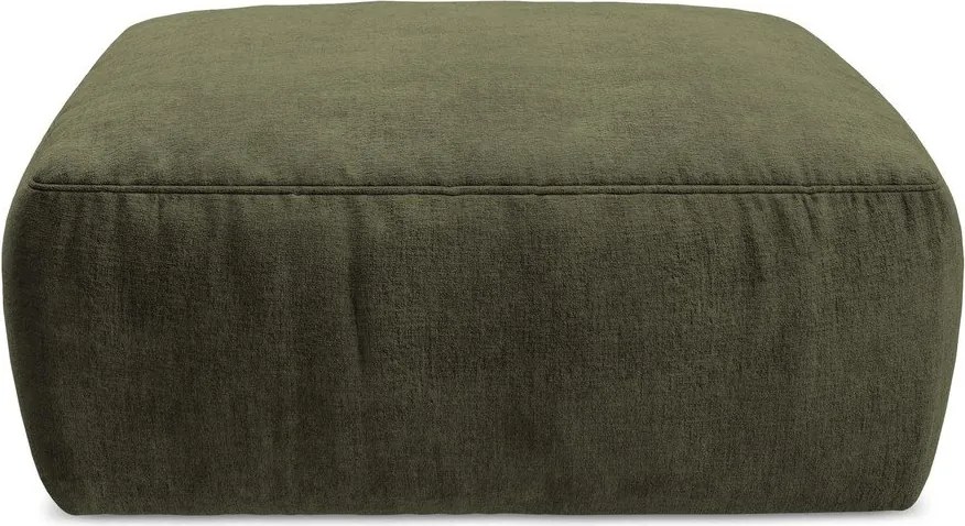 Зелена шенилова табуретка Kuki – Makamii