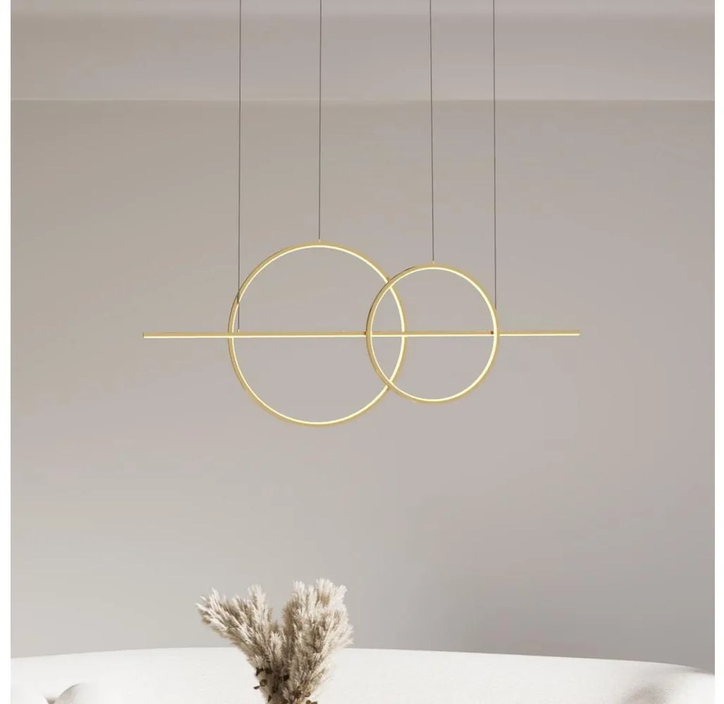 Zuma Line MD7358-2A-3GT - LED полилей CHOLET LED/34W/230V злато