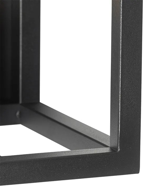 Индустриална стенна лампа черен куб - Cage