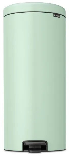 Кош за боклук с педал Brabantia NewIcon 1008851, 30 л, Плавно затваряне, Противоплъзгаща основа, Светлозелен