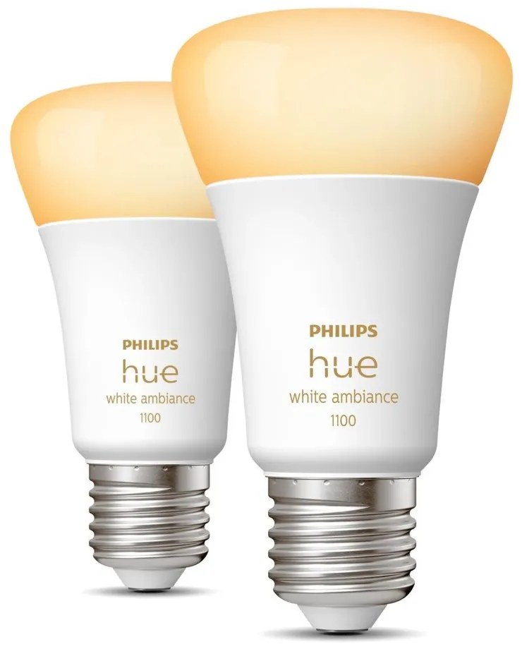 LED комплект крушки 2 бр. E27, 11 W White ambiance – Philips Hue