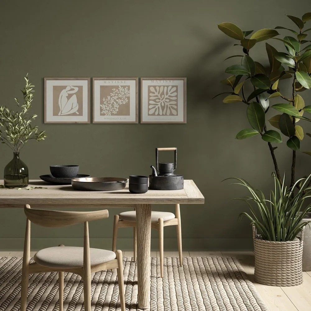 Картини в комплект 3 бр. 30x30 cm Matisse – Styler