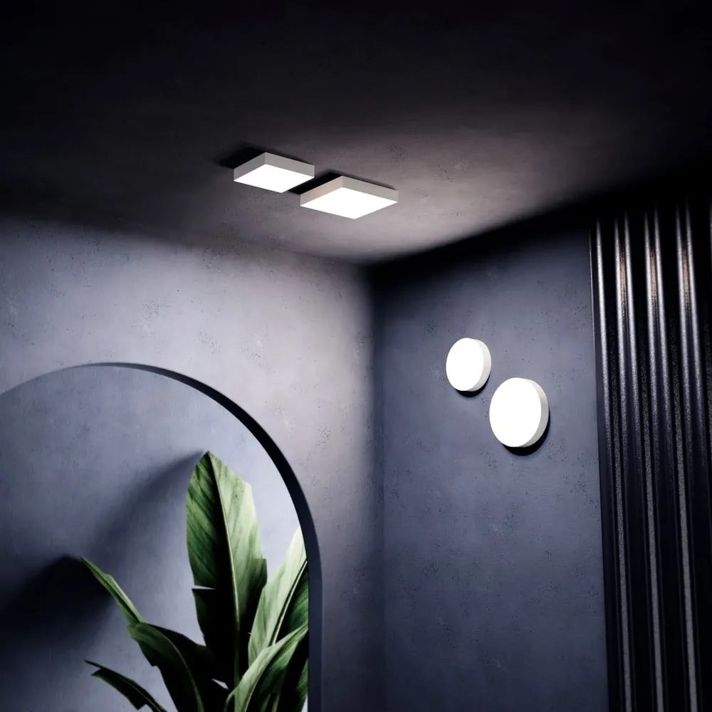 Бяла лампа за таван , ø 21,5 cm Linha - SULION