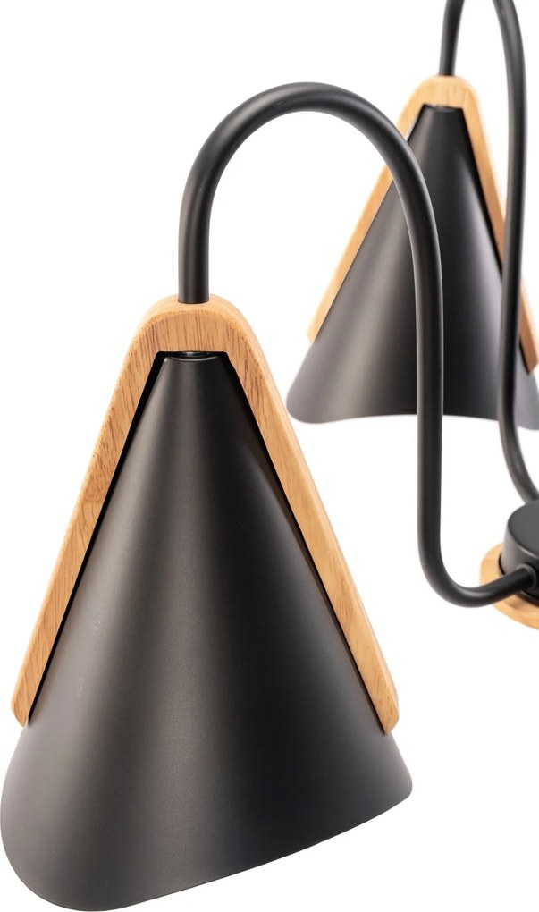 Плафон с 3 рамена Scandinavian Black APP605-3C