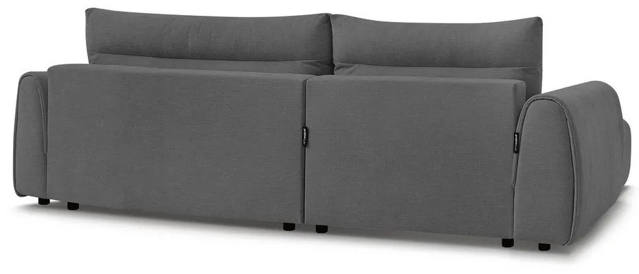 Сив ъглов диван Aden – Bobochic Paris