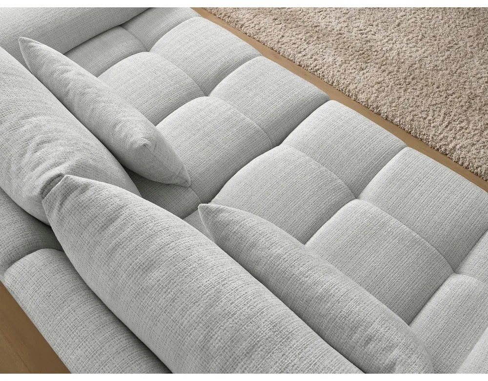 Светлосив шенилов диван 264 cm Ivane – Bobochic Paris