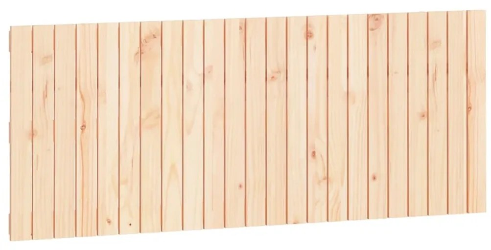 824843 vidaXL Стенна табла за спалня, 147x3x60 см, борово дърво масив