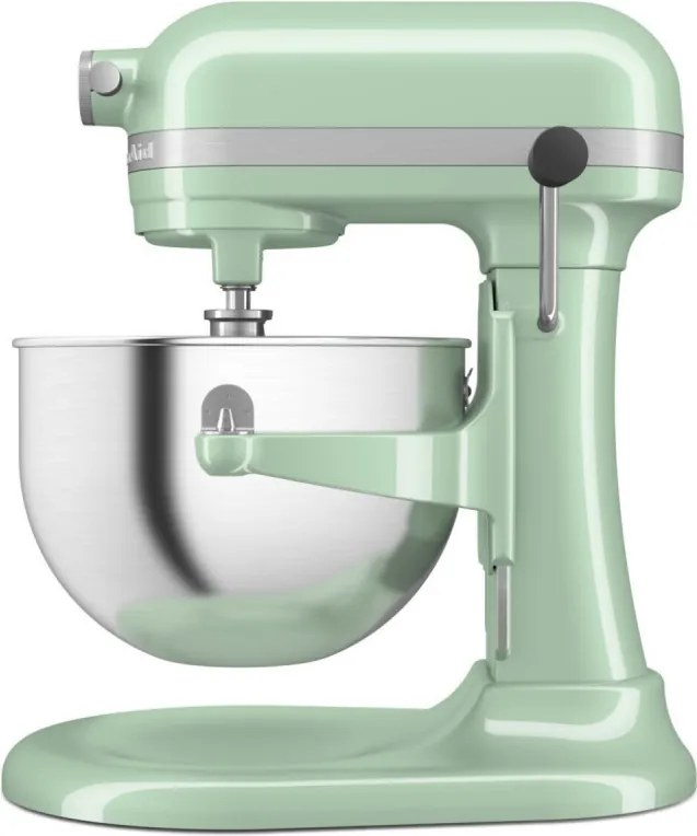 Планетарен миксер KitchenAid Artisan 5KSM60SPXEPT Pistachio, 375 W, 5.6 л, 11 скорости, 67 точки на допир, Повдигане на купата, Специална скорост Fold, Светлозелен