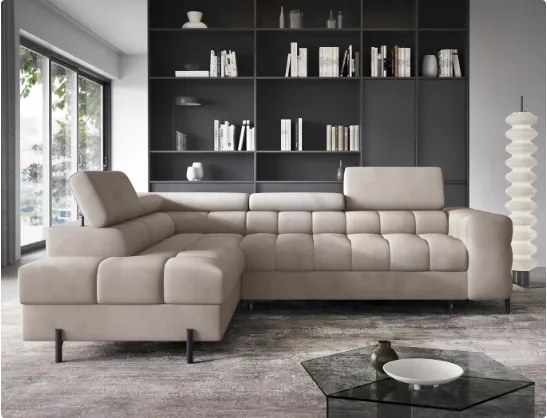 Ъглов диван Ferucce-Ekrou-Left