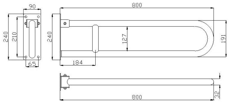 Bar Ponte Giulio wall tilting Inox Mat