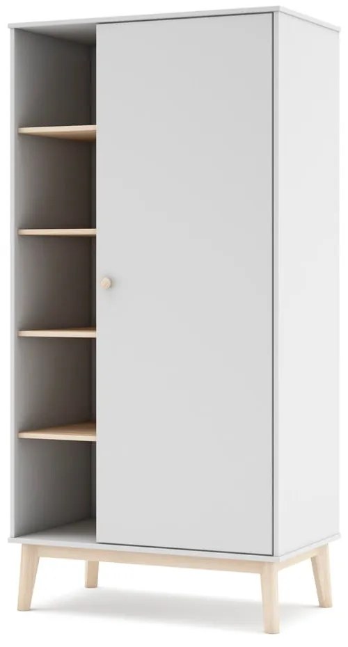 Бял детски гардероб 90x181 cm Esteban - Marckeric