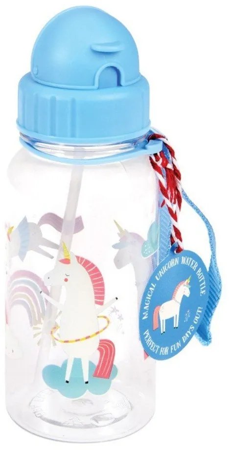 Синя тританова детска бутилка 500 ml Magical Unicorn – Rex London