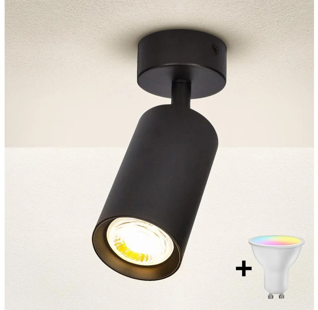 Brilagi - димируемо LED точково осветително тяло SELE 1xGU10/6,5W/230V черно