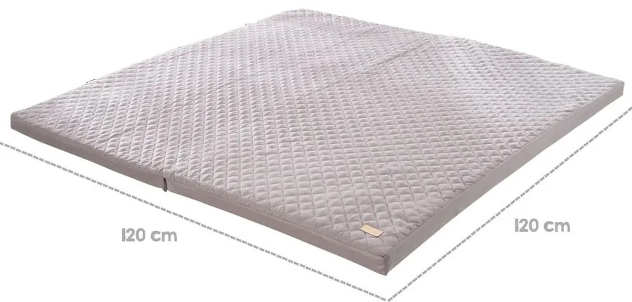 Тъмносиво детско килимче за игра 120x120 cm Style – Roba
