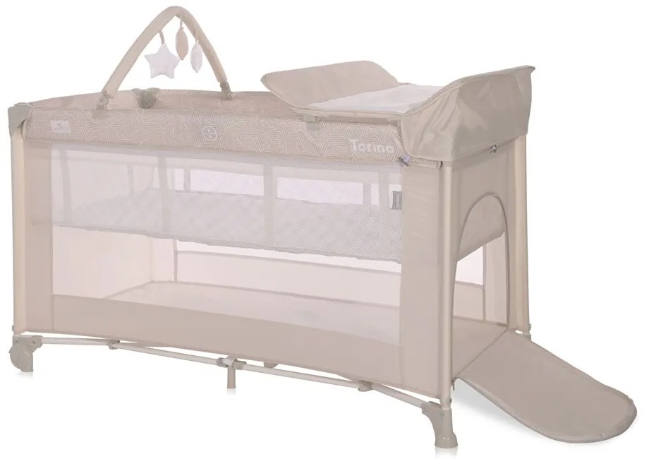 LORELLI Classic Кошара на 2 нива TORINO PLUS FOG STRIPED ELEMENTS беж