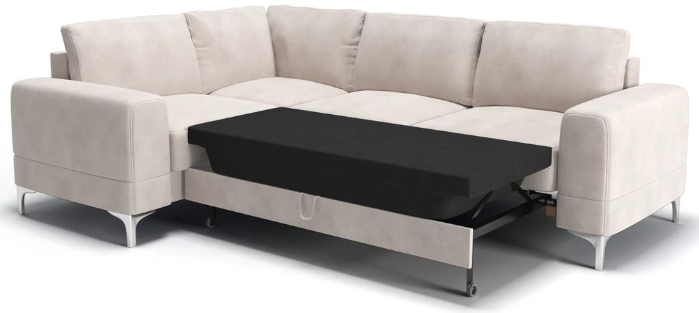 Ъглов диван Radial LTHR-Kokkino-Right