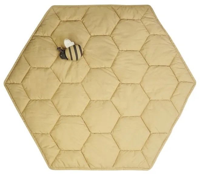 Жълто детско килимче за игра Honeycomb – Lorena Canals