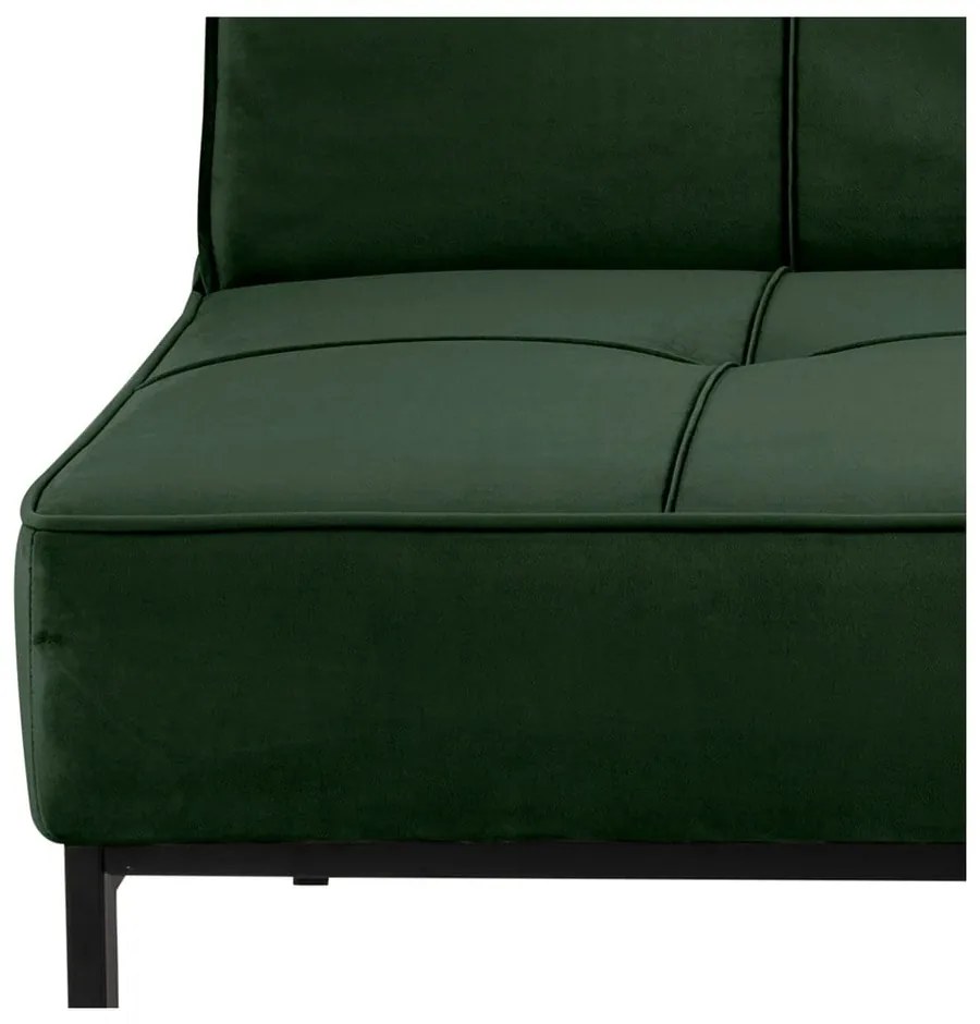 Зелен разтегателен диван Perugia - Actona