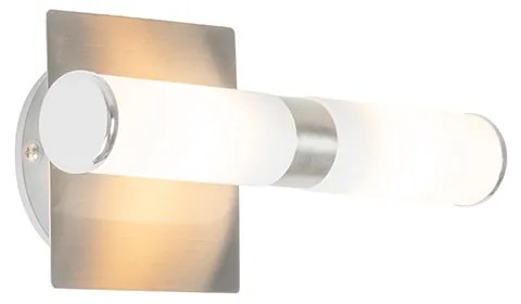 Модерна стенна лампа за баня стомана IP44 2-светлина - Bath