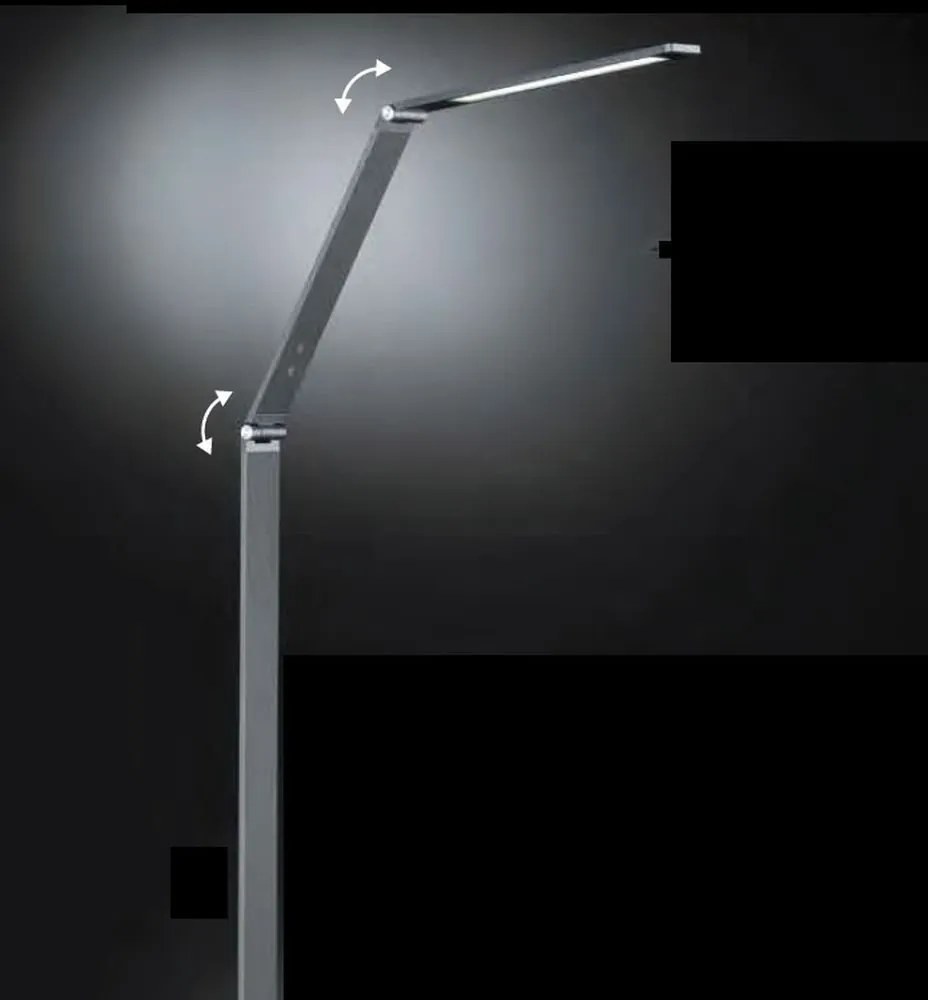 Подова лампа F&H Geri-сив