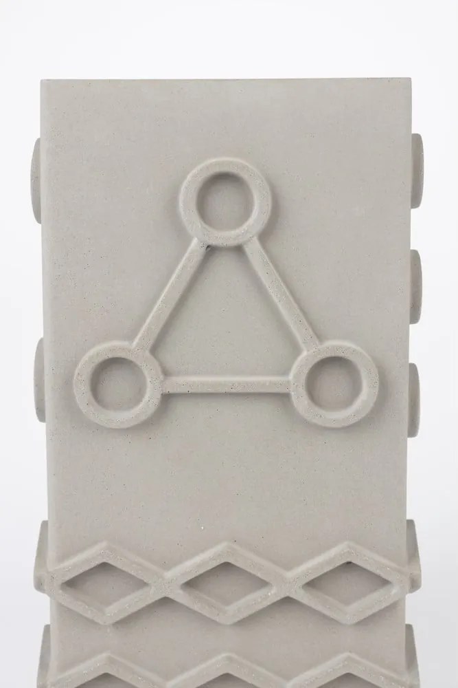 Светлосива бетонна ваза Graphic - Zuiver