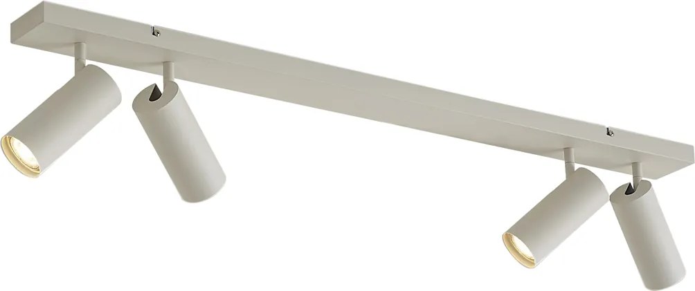 Модерен плафон бежов с 4 светлини, регулируем - Renna