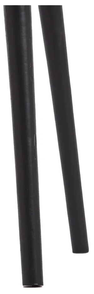 Черна метална масичка за кафе 53x64 cm Puno – Light & Living