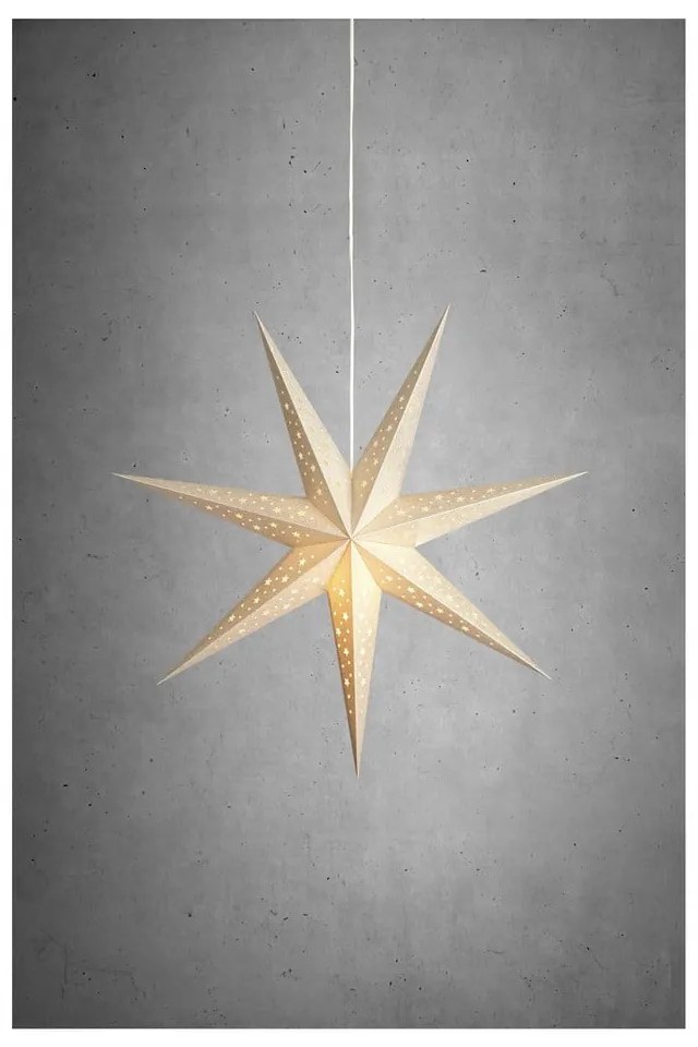 Кремава висяща коледна светлинна украса Solvalla – Markslöjd