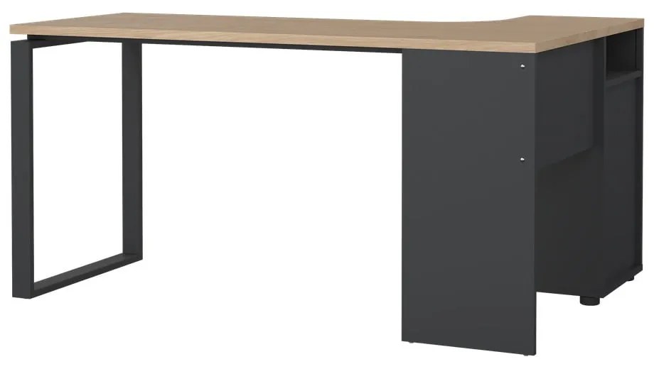 Работна маса с дъбов плот 100x150 cm Sign - Tvilum